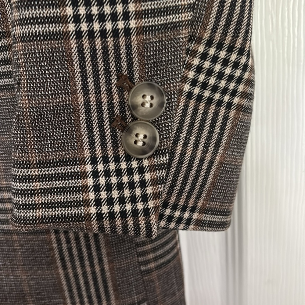 EUC H&M plaid blazer jacket coat